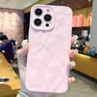 For iPhone 15 Pro Frosted Wrinkles Texture TPU Phone Case(Pink) - 1