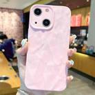 For iPhone 15 Plus Frosted Wrinkles Texture TPU Phone Case(Pink) - 1