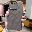 For iPhone 7 / 8 / SE 2022 Frosted Wrinkles Texture TPU Phone Case(Grey) - 1