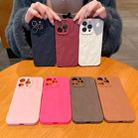 For iPhone 13 Frosted Wrinkles Texture TPU Phone Case(Pink) - 2