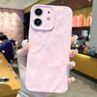 For iPhone 11 Frosted Wrinkles Texture TPU Phone Case(Pink) - 1