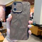 For iPhone X / XS Frosted Wrinkles Texture TPU Phone Case(Grey) - 1