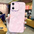 For iPhone X / XS Frosted Wrinkles Texture TPU Phone Case(Pink) - 1