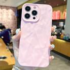 For iPhone 16 Pro Max Frosted Wrinkles Texture TPU Phone Case(Pink) - 1