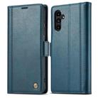For Samsung Galaxy A15 4G / 5G LC.IMEEKE Skin-friendly Card Slots Leather Phone Case(Blue) - 3