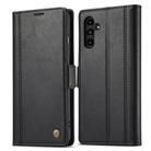 For Samsung Galaxy A55 5G LC.IMEEKE Skin-friendly Card Slots Leather Phone Case(Black) - 3