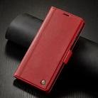 For Samsung Galaxy A55 5G LC.IMEEKE Skin-friendly Card Slots Leather Phone Case(Red) - 2