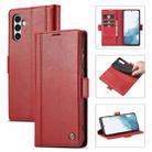 For Samsung Galaxy S24+ LC.IMEEKE Skin-friendly Card Slots Leather Phone Case(Red) - 1