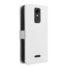 For Consumer Cellular Iris Connect Diamond Texture Leather Phone Case(White) - 3