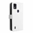 For Cricket  Icon5 Diamond Texture Leather Phone Case(White) - 3