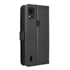 For Cricket  Icon5 Diamond Texture Leather Phone Case(Black) - 3