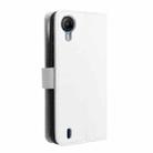 For Cricket Debut S2 U380AC Diamond Texture Leather Phone Case(White) - 3