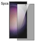 For Samsung Galaxy S24 Ultra 5G 5pcs DUX DUCIS 0.33mm 9H High Aluminum Anti-spy HD Tempered Glass Film - 1