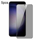 For Samsung Galaxy S24 5G 5pcs DUX DUCIS 0.33mm 9H High Aluminum Anti-spy HD Tempered Glass Film - 1