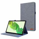 For Honor MagicPad 2 12.3 Fabric Texture Horizontal Flip Leather Tablet Case(Blue) - 1