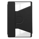 For Lenovo Tab M11/Xiaoxin Pad 11 2024 360 Rotation Transparent Smart Leather Case(Black) - 3
