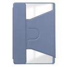 For Lenovo Tab M11/Xiaoxin Pad 11 2024 360 Rotation Transparent Smart Leather Case(Lavender) - 3