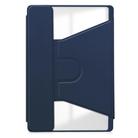 For Lenovo Tab M11/Xiaoxin Pad 11 2024 360 Rotation Transparent Smart Leather Case(Dark Blue) - 3