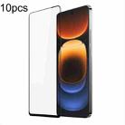 For vivo iQOO 12 10pcs DUX DUCIS 0.33mm 9H Medium Alumina Tempered Glass Film - 1