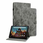 For Amazon Fire HD 10 2023 Tiger Pattern Flip Leather Tablet Case(Grey) - 1