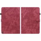 For Amazon Fire HD 10 2023 Tiger Pattern Flip Leather Tablet Case(Red) - 2