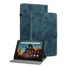 For Amazon Fire HD 10 2023 Tiger Pattern Flip Leather Tablet Case(Dark Blue) - 1