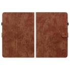 For Amazon Kindle Paperwhite 5  2023 2024 Tiger Pattern Flip Leather Tablet Case(Brown) - 1