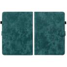 For Amazon Kindle Paperwhite 5  2023 2024 Tiger Pattern Flip Leather Tablet Case(Dark Green) - 1