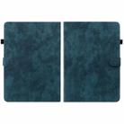 For Amazon Kindle Paperwhite 5 2024 Tiger Pattern Flip Leather Tablet Case(Dark Blue) - 1