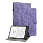 For Amazon Kindle Paperwhite 12th Gen 2024 Tiger Pattern Flip Leather Tablet Case(Purple) - 1