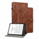 For Amazon Kindle Paperwhite 12th Gen 2024 Tiger Pattern Flip Leather Tablet Case(Brown) - 1