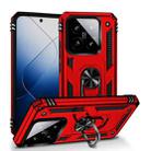 For Xiaomi 14 Pro Shockproof TPU + PC Phone Case with Holder(Red) - 1