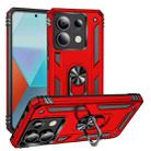 For Xiaomi Redmi Note 13 Pro 5G Shockproof TPU + PC Phone Case with Holder(Red) - 1