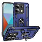 For Xiaomi Redmi Note 13 Pro 5G Shockproof TPU + PC Phone Case with Holder(Blue) - 1