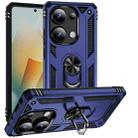 For Xiaomi Redmi Note 13 Pro 4G Shockproof TPU + PC Phone Case with Holder(Blue) - 1