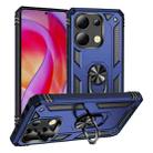 For Xiaomi Redmi Note 13 4G Shockproof TPU + PC Phone Case with Holder(Blue) - 1