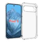 For Google Pixel 9 Pro / 9 Shockproof Non-slip Thickening TPU Phone Case(Transparent) - 1