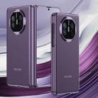 For Huawei Mate X5 GKK Leather Ultra-thin Electroplating Shockproof Phone Case(Purple) - 1