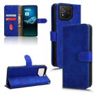 For ASUS ROG Phone 8 Pro Skin Feel Magnetic Flip Leather Phone Case(Blue) - 1