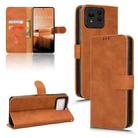 For ASUS Zenfone 11 Ultra Skin Feel Magnetic Flip Leather Phone Case(Brown) - 1