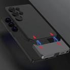 For Samsung Galaxy S25 Ultra 5G GKK Mortise-Tenon Connection Contrast Color Shockproof Phone Case(Black) - 3