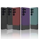 For Samsung Galaxy S25 Ultra 5G GKK Mortise-Tenon Connection Contrast Color Shockproof Phone Case(Black Silver) - 2