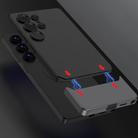 For Samsung Galaxy S25 Ultra 5G GKK Mortise-Tenon Connection Contrast Color Shockproof Phone Case(Black Silver) - 3