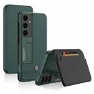 For Samsung Galaxy S24 5G GKK Flip Wallet Leather Phone Case, Without Pen(Green) - 1