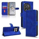 For OnePlus Ace 3 Skin Feel Magnetic Flip Leather Phone Case(Blue) - 1