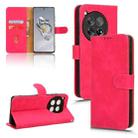 For OnePlus Ace 3 Skin Feel Magnetic Flip Leather Phone Case(Rose Red) - 1