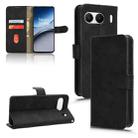 For OnePlus Nord 4 5G Skin Feel Magnetic Flip Leather Phone Case(Black) - 1