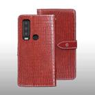 For CAT S75 idewei Crocodile Texture Leather Phone Case(Red) - 1