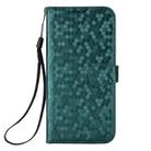 For Motorola Moto G24 / G04 Honeycomb Dot Texture Leather Phone Case(Green) - 2