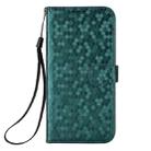 For Motorola Moto G85 5G Honeycomb Dot Texture Leather Phone Case(Green) - 3